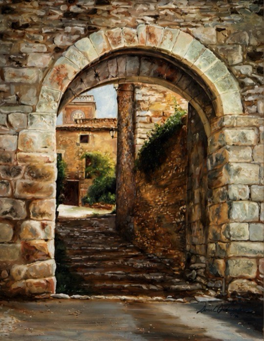 Painting featured in The Dan Ondrasek Exhibit